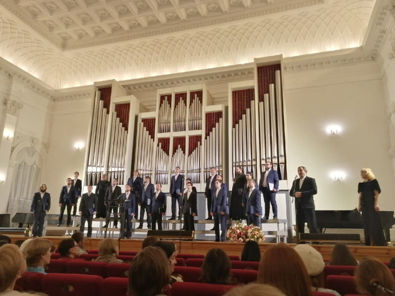 Посещение концерта Архиерейского хора Саратовской митрополии.
